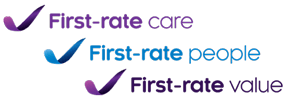 First-rate care, First-rate people, First-rate value